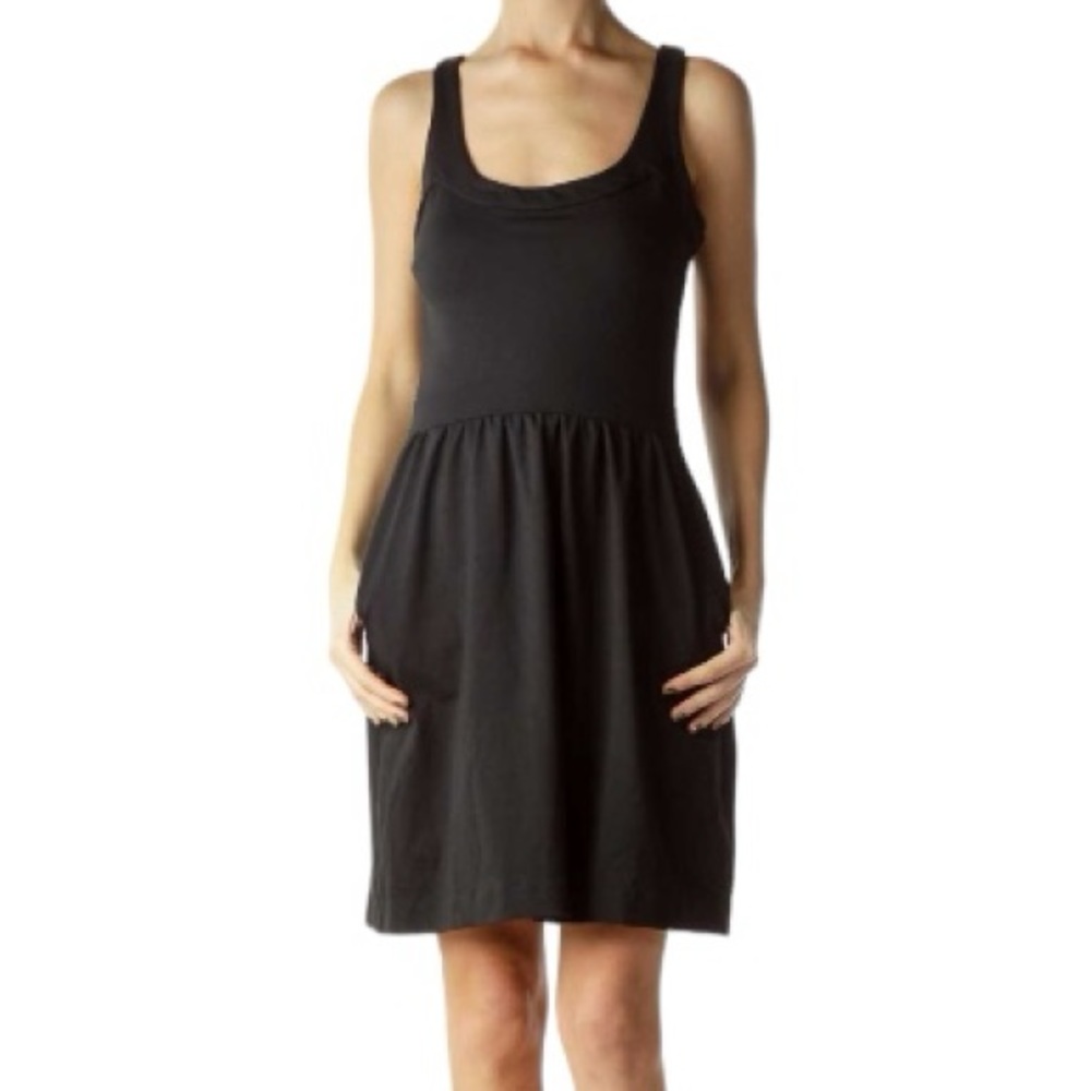 Cynthia Rowley Black Razorback Skater Dress Size S
